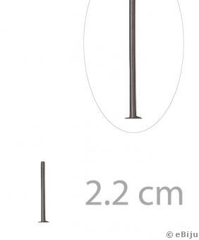 Ace cu cap T, gunmetal, 2.2 cm