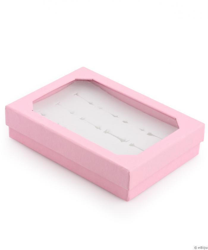 Cutie roz pentru depozitarea inelelor