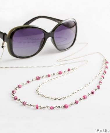 Bijuterie roz pentru ochelari