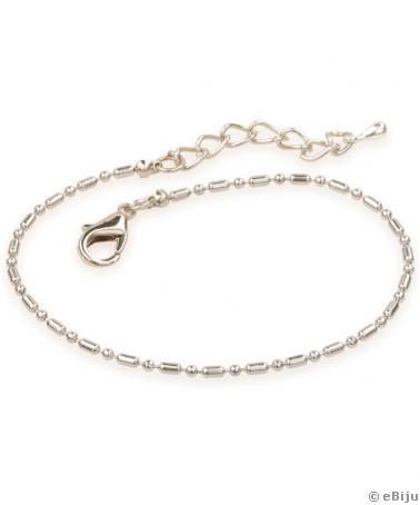 Bratara argintie,  metal inox