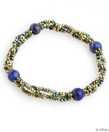 Brăţară cu mărgele lapis lazuli