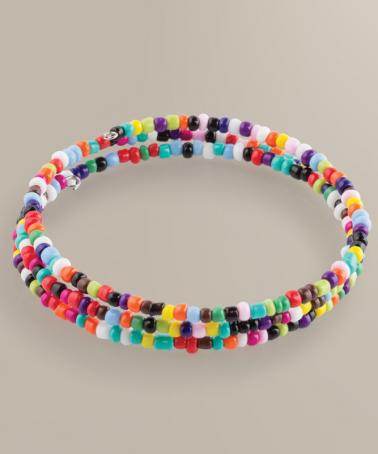 Brăţară din mărgele multicolore