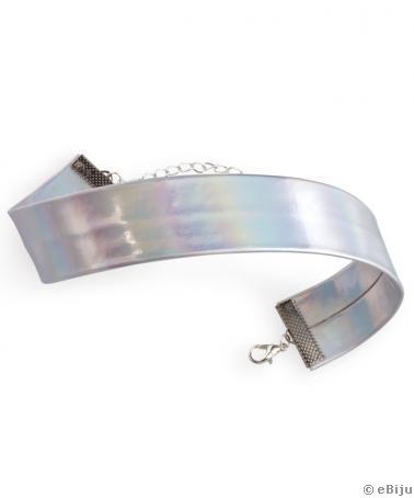 Choker piele ecologică cu aurora borealis