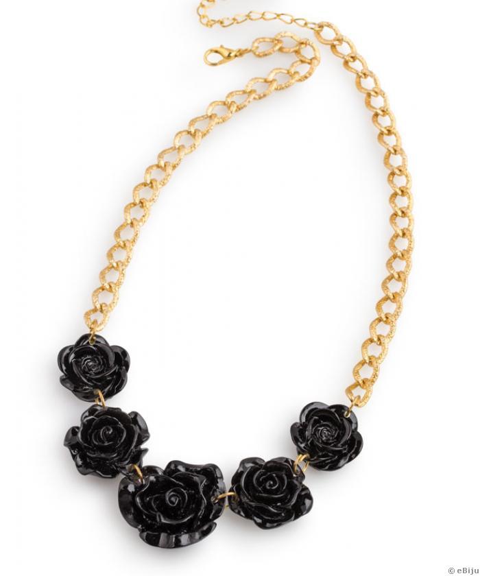 Colier “Black Roses”