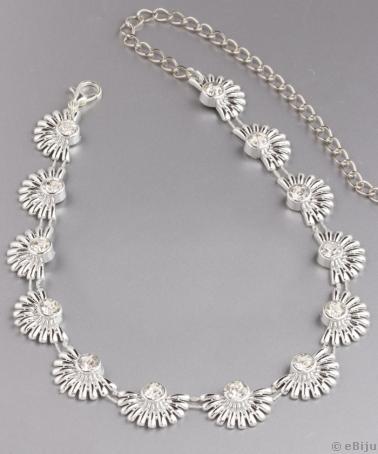 Colier tip choker argintiu