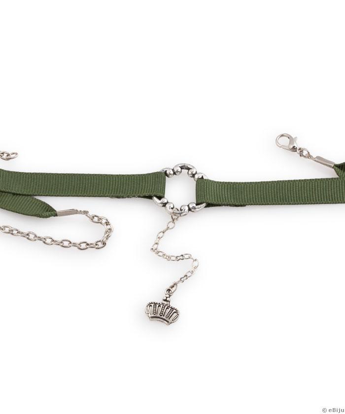 Colier tip choker Verde de Pădure