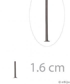 Ace cu cap T, gunmetal, 1.6 cm