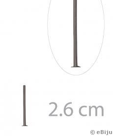 Ace cu cap T, gunmetal, 2.6 cm
