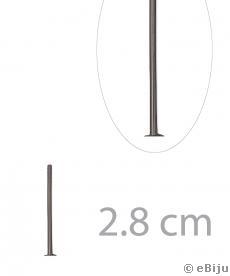Ace cu cap T, gunmetal, 2.8 cm
