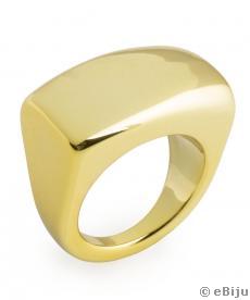 Aranyszínű minimalista stílusú gyűrű