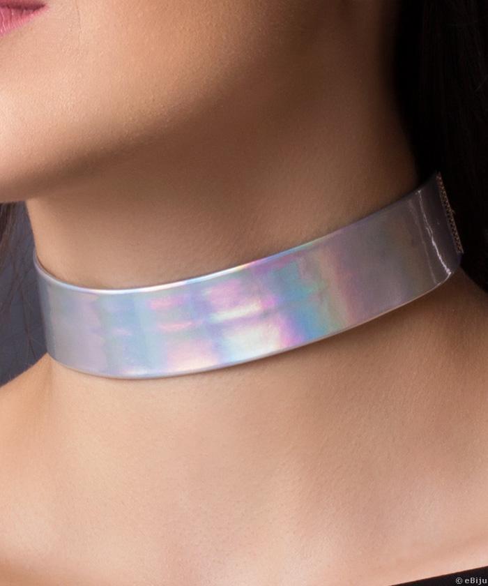 Aurora borealis fényű choker