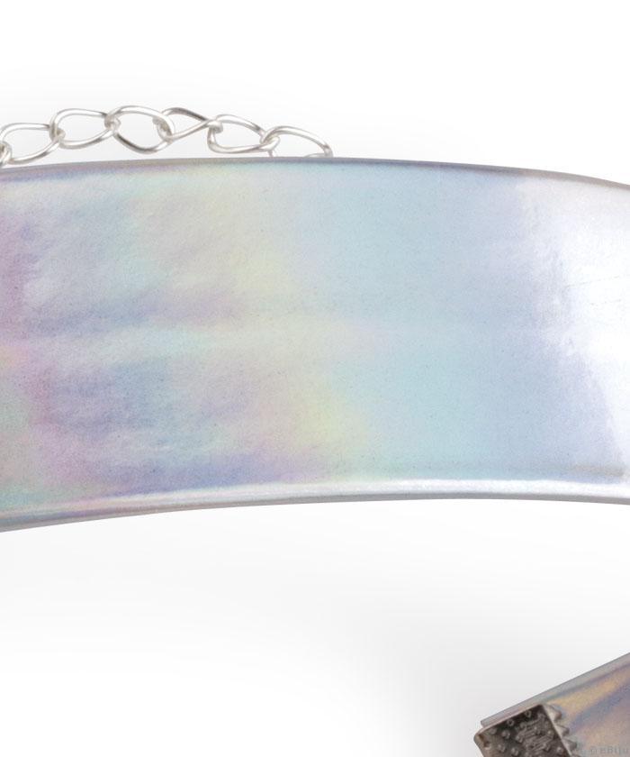 Aurora borealis fényű choker