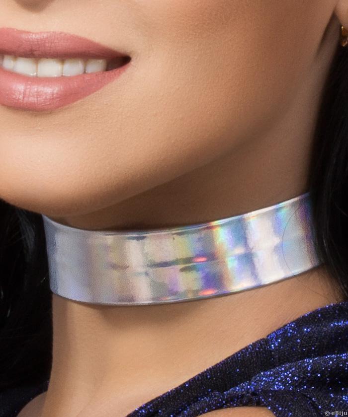 Aurora borealis fényű choker