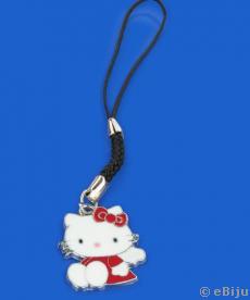 Bijuterie pentru telefon Hello Kitty rosie