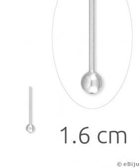 Bogyós szerelőpálca, ezüstszínű, vékony, 1.6 cm