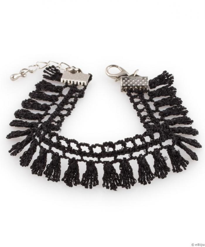 Brăţară choker negru