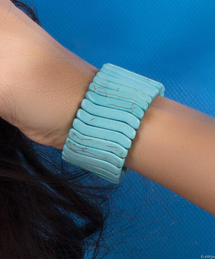 Bratara din piatra howlite