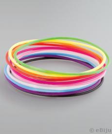 Bratara multicolora din material sintetic