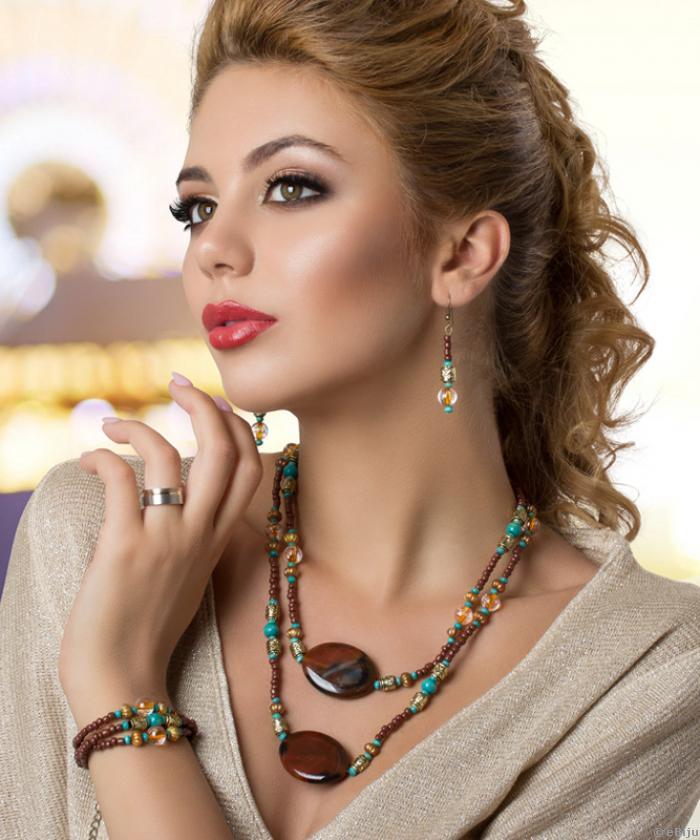 Brăţară triplă “Boho Autumn”