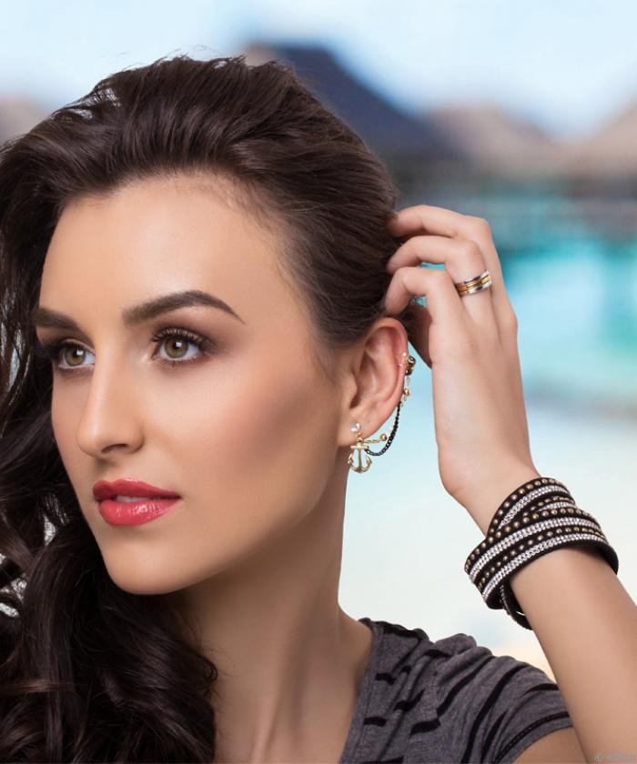 Cercei Ear cuff Ancoră