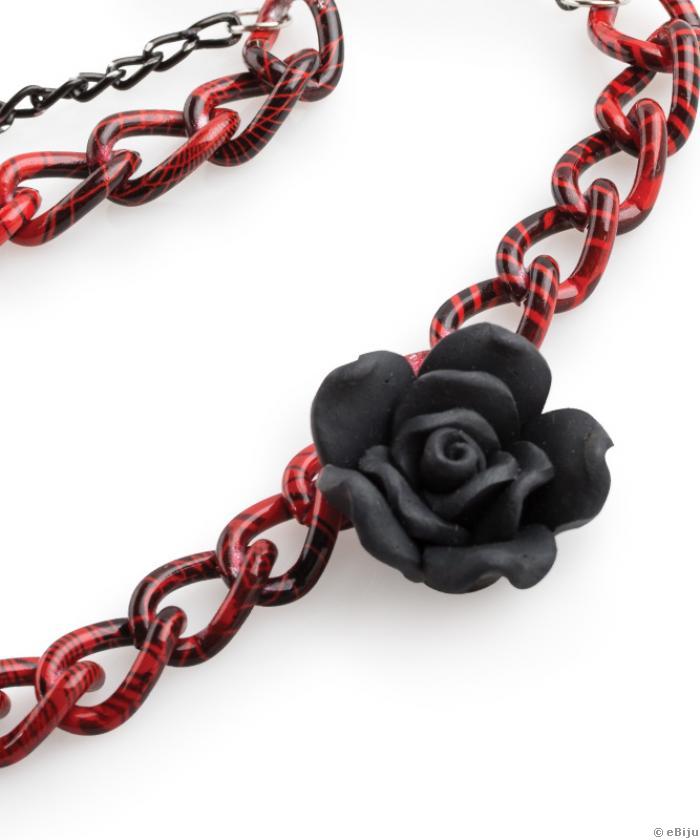 Colier "Black Rose"