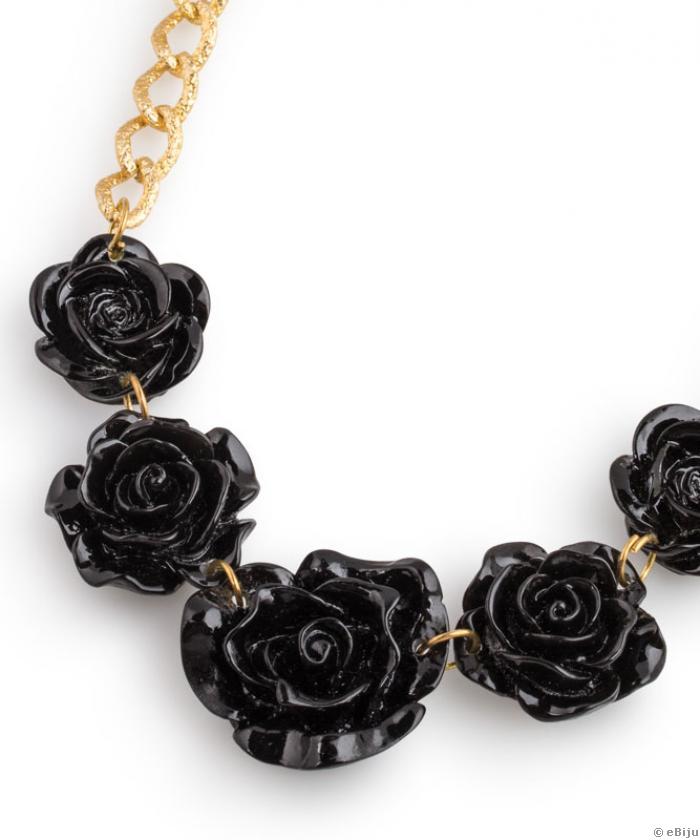 Colier “Black Roses”