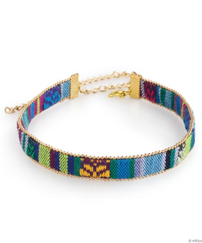 Colier choker multicolor