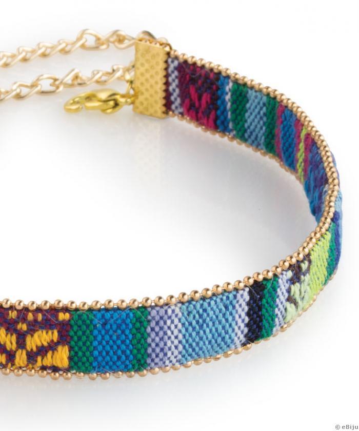 Colier choker multicolor