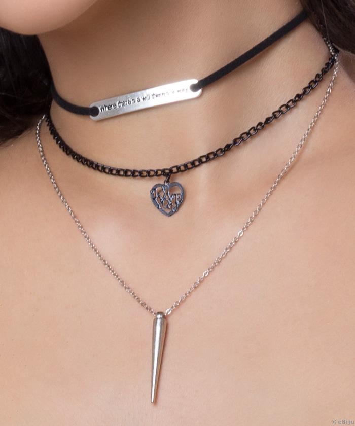 Colier choker triplu 