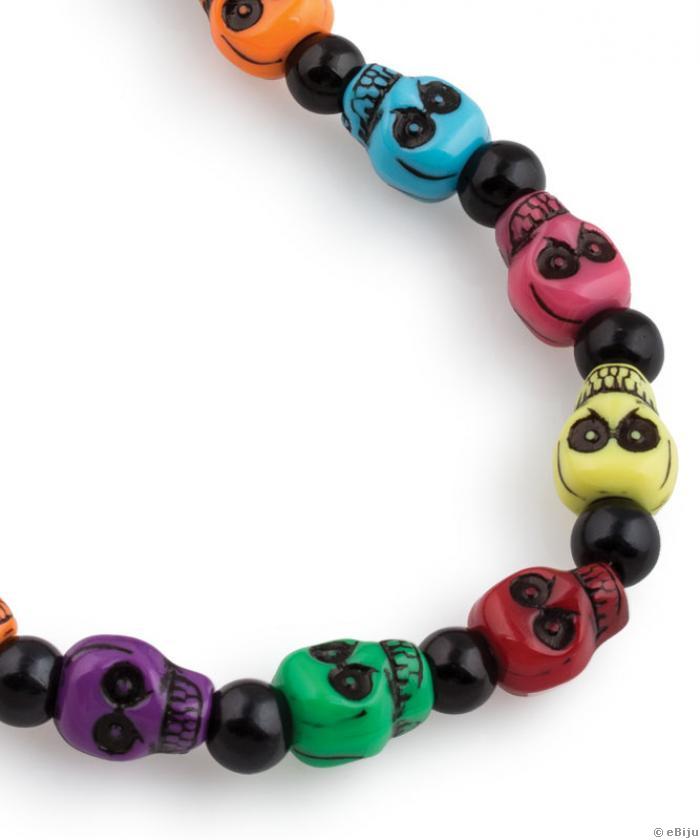 Colier Colorful Skull