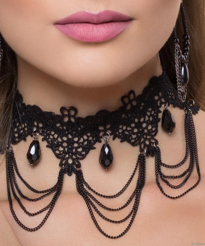 Colier gotic tip choker