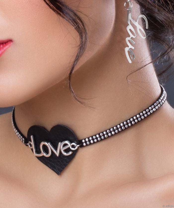 Colier tip choker "Dark Love"