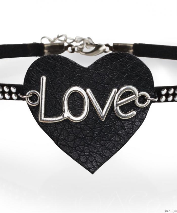 Colier tip choker "Dark Love"