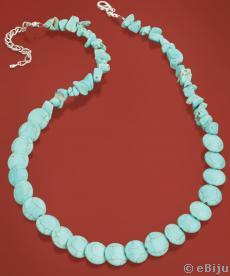 Colier turcoaz, howlite