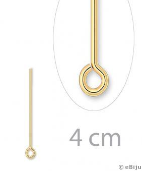 Hurkos szerelőpálca, aranyszínű, vékony, 4 cm