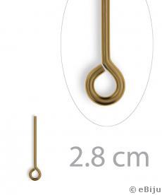 Hurkos szerelőpálca, bronz színű, 2.8 cm