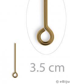 Hurkos szerelőpálca, bronz színű, 3.5 cm