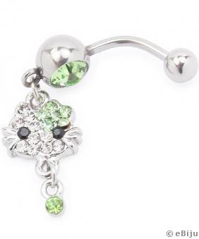 Piercing Hello Kitty, verde