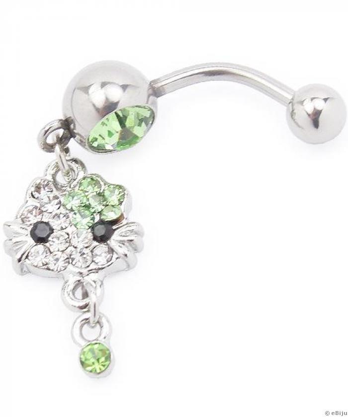 Piercing Hello Kitty, verde