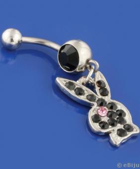 Piercing playboy, negru