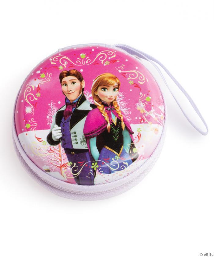 Portofel rotund cu Hans şi Anna din desenele Frozen