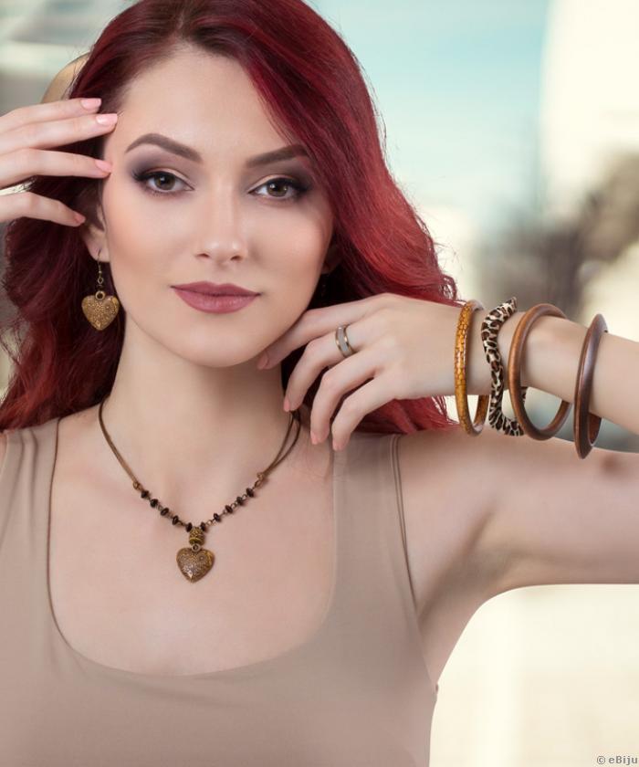 Set brăţări din lemn
