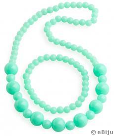 Set colier si bratara verde neon pentru fetite