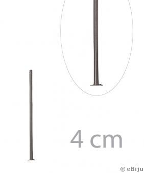 Talpas szerelőpálca, fekete, 4 cm